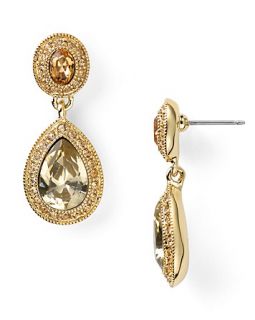 double drop earrings price $ 45 00 color gold topaz quantity 1 2 3 4 5