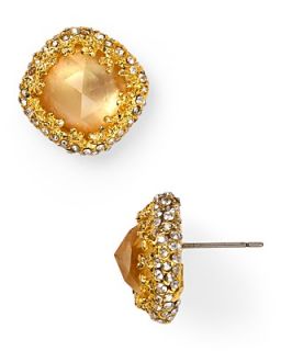 Alexis Bittar Mother of Pearl Cushion Stud Earrings