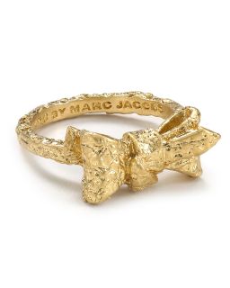 marc by marc jacobs tiny bow ring price $ 48 00 color antique oro size