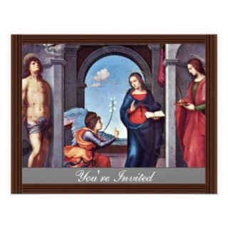 Annunciation By Mariotto Albertinelli (Best Qualit Announcement