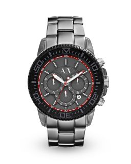 Armani Exchange Gunmetal Bracelet Watch, 46mm