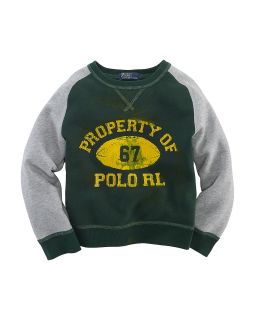 Ralph Lauren Childrenswear Toddler Boys Retro Raglan Sleeve