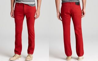 John Varvatos USA Jeans   Bowery Slim Straight Fit in Brick_2