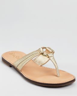 lilly pulitzer sandals mckim flat thong price $ 88 00 color gold