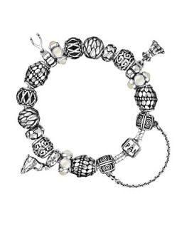 PANDORA Bracelet   Sterling Silver with Clear Charms