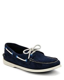 Sperry Top Sider A/O Perforated Suede Boat Shoes
