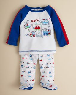 Absorba Infant Boys’ Cars Two Piece Shirt & Footie Set – Sizes 0 9