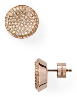 pave stud earrings price $ 85 00 color rose gold quantity 1 2 3 4 5 6