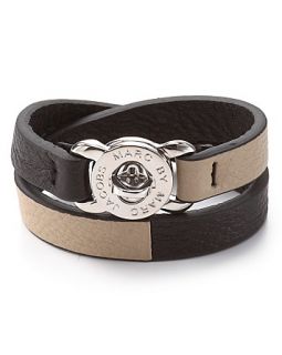 leather bracelet price $ 88 00 color black multi argento quantity 1 2