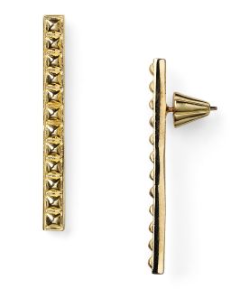 rebecca minkoff stick pyramid earrings price $ 88 00 color gold size