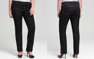 Eileen Fisher Plus Straight Jeans in Vintage Black_2
