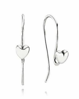 PANDORA Earrings   Sterling Silver French Wire Heart