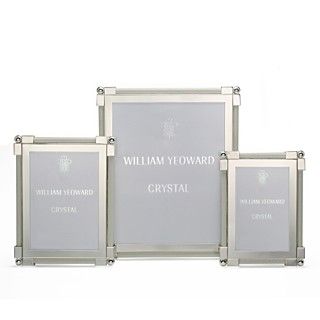 William Yeoward Crystal Classic Shagreen Frames, White