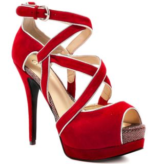 gavrila red multi suede guess shoes $ 119 99