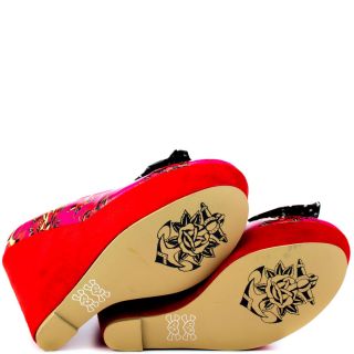 Iron Fists Multi Color Love Me Now Wedge   Pink for 69.99