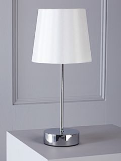 Linea Ivory chrome Tilly lamp   