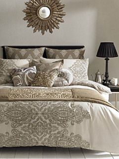 Elizabeth Hurley Tobago bed linen in gold   