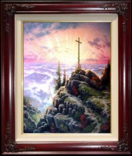 Sunrise 30x24 s N Framed Limited Edition Thomas Kinkade Jesus Canvas