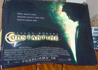 Constantine 5ft Poster Keanu Reeves Huge RARE