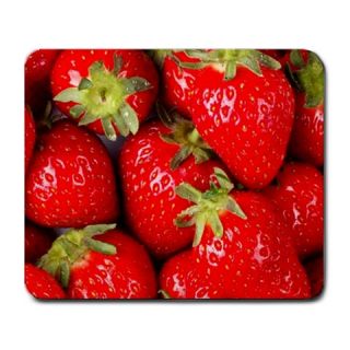Fresh Strawberries Fruit Mousepad Mouse Mat