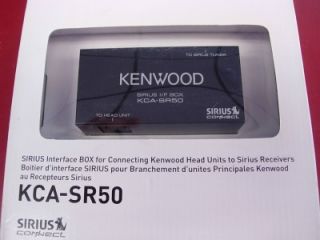 Kenwood KCA SR50 Sirius Interface Box Only for SCC1 Tuner SCC1 not