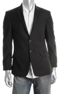 Kenneth Cole Reaction New Mens Suit Jacket Black BHFO 46L