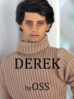 OOAK Jointed Superman Ken Fashion Doll Repaint by Oss