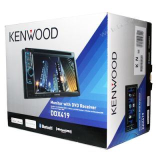 Kenwood DDX419 Double DIN DVD/CD//iPod/iPhone/USB Receiver   Brand