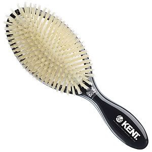 Kent CSGL Large Soft Pure White Bristle Rubber Cushion Hair Brush