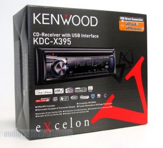 Kenwood Excelon KDC X395 Enabled Excelon Series CD  Am FM Receiver