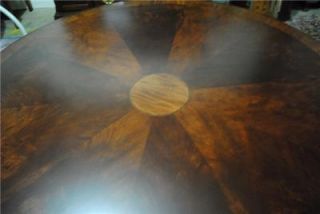 Round Perimeter Leaf Dining Table 80 New Retails $6K