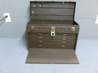 Vintage KENNEDY Machinist Tool Chest Box w/ Drawers Heavy Industrial W