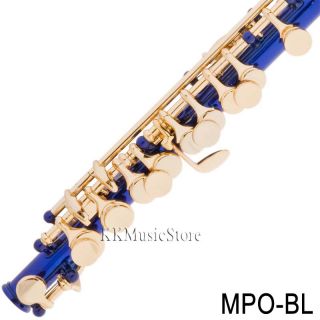 New Nickel Silver Plated Red Black Blue C Key Piccolo