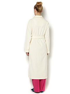 Linea Velour long robe Ivory   