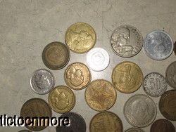 Post WWII Huge Bulk World Coin Lot Foreign Silver Europe Latin