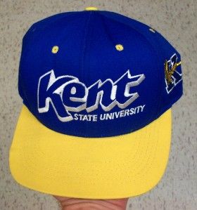 Kent State Hat Snapback Vintage Hat RARE Golden Flashes