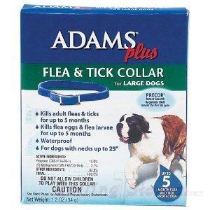 Adams Plus Flea Tick Collar w Precor Kills Adults Eggs Lar
