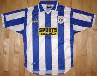 Kilmarnock Football Jersey Shirt Soccer Puma L 1998 1999 Scotland Vtg