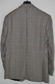 Mint Men English Tartan Plaid Wool Blazer Sports Jacket Single