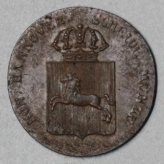 UNC Copper Pfennig William IV King of Great Britain 3 yr Type
