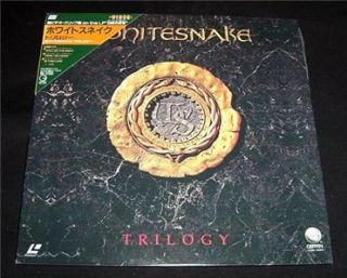 Japan LD Whitesnake Tawny Kitaen Trilogy Laserdisc
