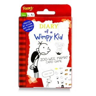 Jeff Kinney Diary of A Wimpy Kid Zoo Wee Mama Card Game New N Box Free