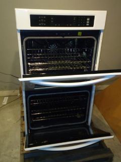KitchenAid 30 Double Electric Wall Convection Oven KEBS208SWH