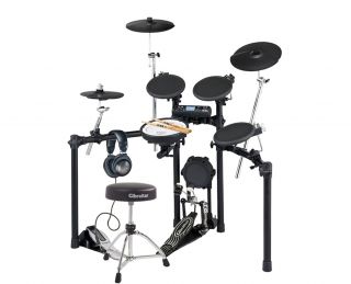 compact electronic kit w accessories complete v drums set brand new