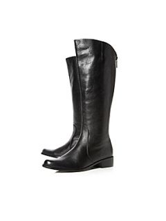 Dune Tolworth Side Zip Riding Boots Black   