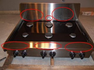 KitchenAid 36 Gas Cooktop KGCP467JSS with Scuffs