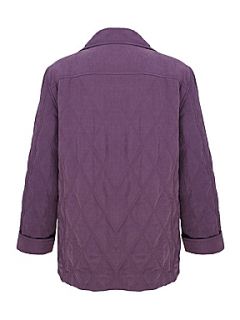 Eastex Diamond quilted jacket Purple   