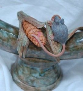 John King Snake Water Ring Southern Folk Art Pottery