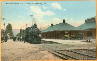 Kittanning PA Pennsylvania R R Station 2076