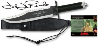 Rambo Knife II MC RBM2S Officially Licensed Blood Stallone Signature